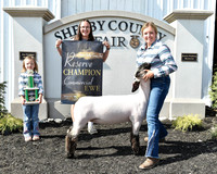 Grand Barrow, Grand and reserve steer, reserve lamb